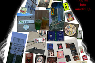 create poster designs, social media posts and script writing