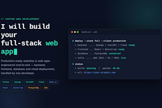 do python programming for web applications