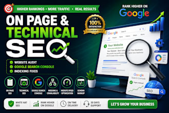 do technical SEO audit and on page optimization