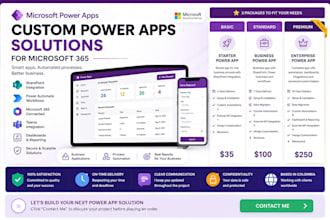 develop custom microsoft power apps for your business