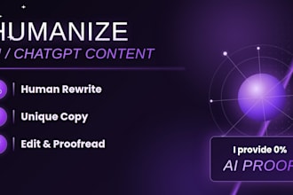 manually edit, rewrite and humanize ai or chatgpt content