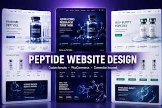 build a compliance ready research peptide website on woocommerce