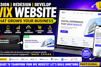 wix website redesign wix website design redesign build wix website development