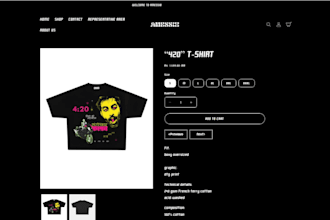 clothing store y2k fashion website streetwear website clothing brand website