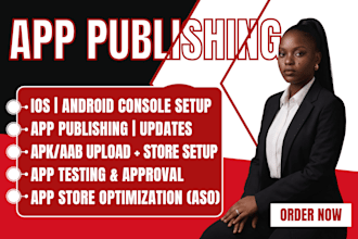publish your android and ios app to google play and app store