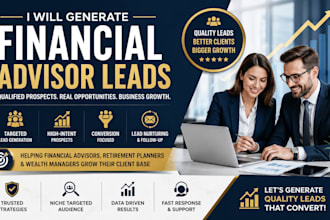 generate financial advisor leads financial consultation social media ads