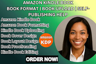 format, edit, KDP upload, book publish, KDP setup, children book, amazon book VA