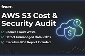 run a professional AWS s3 cost optimization and security audit