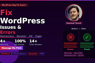 fix wordpress crash, errors and bugs on your website