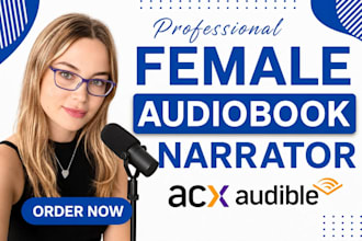 narrate your audiobook, fiction narration, acx audiobook narrator