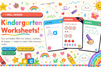 create printable worksheets for preschool and kindergarten