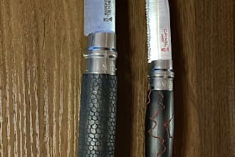 custumized french knife opinel