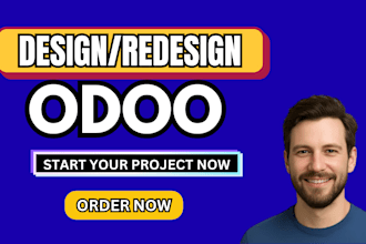 design odoo website, set up odoo erp, fix, SEO, ecommerce website developer
