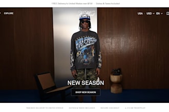 shopify store design clothing website clothing store