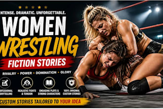 write women wrestling, catfight, female rivalry fiction story