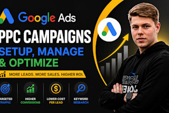 setup, manage and optimize google ads PPC campaigns