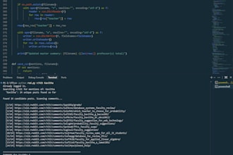 scrape websites and extract data using python