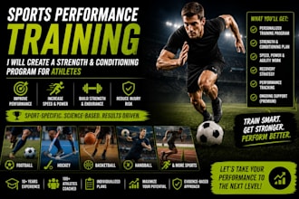 create a strength and conditioning program for athletes