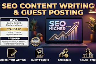 write SEO blog articles for health, tech, or finance websites