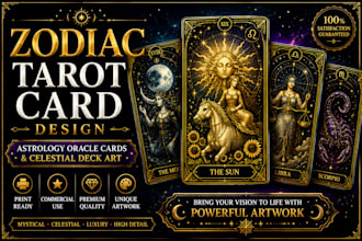 design tarot cards and oracle cards for your spiritual brand