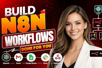 build custom n8n workflow automation for gmail google sheets slack openai