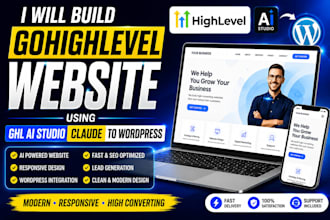 build gohighlevel website using ghl ai studio claude to wordpress