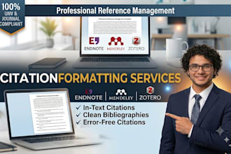 manage references and citations for thesis, dissertation, and research papers