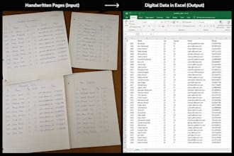 enter data from a picture to a document easily