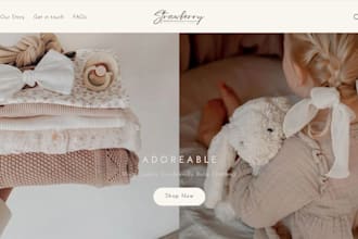 baby clothing store, baby shopify store, kids clothing website, fashion store