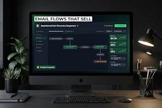 set up shopify email flows that recover abandoned carts and boost sales