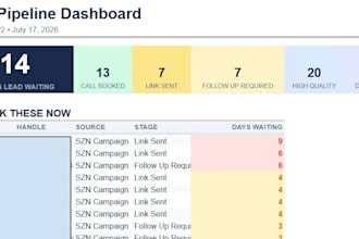 build a dm lead tracker and follow up system for coaches in google sheets
