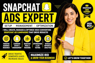 set up and manage high converting snapchat ad campaigns