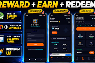 build reward app with mini games and multi ads networks