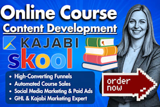 setup kajabi website skool community fitness course upload curriculum expert