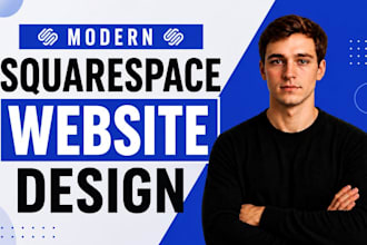 design a modern squarespace website for your business
