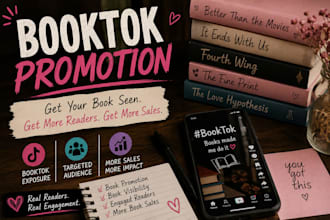 promote your book on tiktok booktok book sales booktok tiktok book promotion