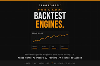 build a python trading dashboard with fastapi