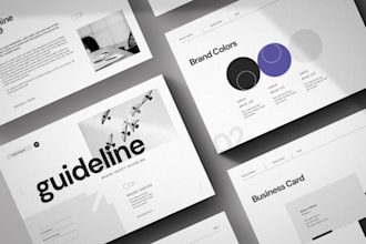 canva minimalist logo welcome book kit brand style guide coffe restaurant airbnb