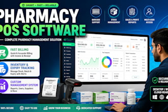 build a secure  pharmacy pos medical grocery with batch tracking and inventory