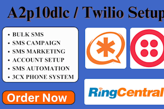 a2p 10dlc approval for twilio setup twilio telnyx sip trunk did number bulksms