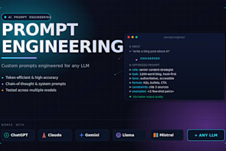 engineer high precision prompts for any llm