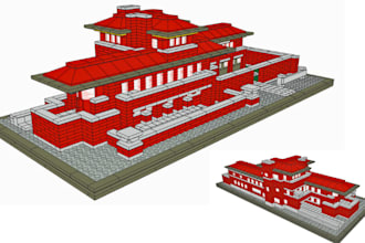 design custom lego moc in bricklink studio with PDF instructions and parts list