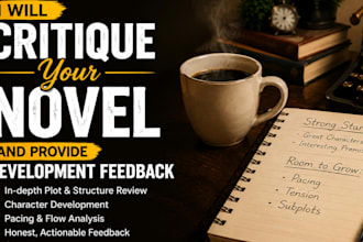 critique your novel and provide development feedback