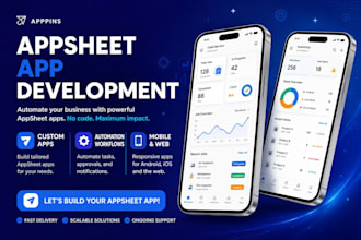 custom appsheet apps with google sheets automation mobile app