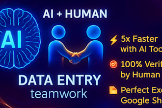 do ai assisted data entry and web research for fast results