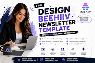 design beehiiv newsletter template setup beehiiv email marketing publication