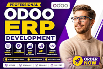 develop odoo module development,integration customize odoo module implementation
