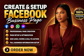 create and setup facebook business page