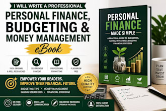 write a personal finance, budgeting and mon ey management ebook