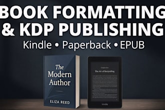 get your book formatted as epub amazon kindle mobi and fixed layout epub or mobi